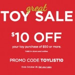 Kohl’s Toy Coupons: $10 Off $50 Printable And Coupon Code